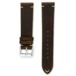 <b>ESPRESSO</b> <br><small>Dark brown leather watch strap</small>
