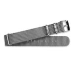 <b>STORMY</b> <br><small>Nylon Nato Strap grey</small>