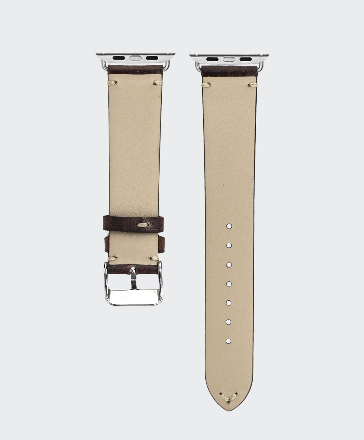 Espresso Braunes Armband Fur Die Apple Watch 1 6 Aus Leder Vild