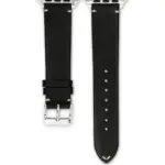 <b>SVART</b> <br><small>Apple Watch Lederarmband schwarz</small>
