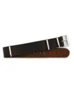 <b>ORNAR</b> <br><small>Leather Nato Strap brown</small>