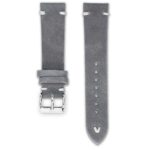 <b>STÅL</b> <br><small>Uhrenarmband Wildleder grau</small>
