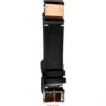 Vintage black leather watch strap from Vild Hamburg