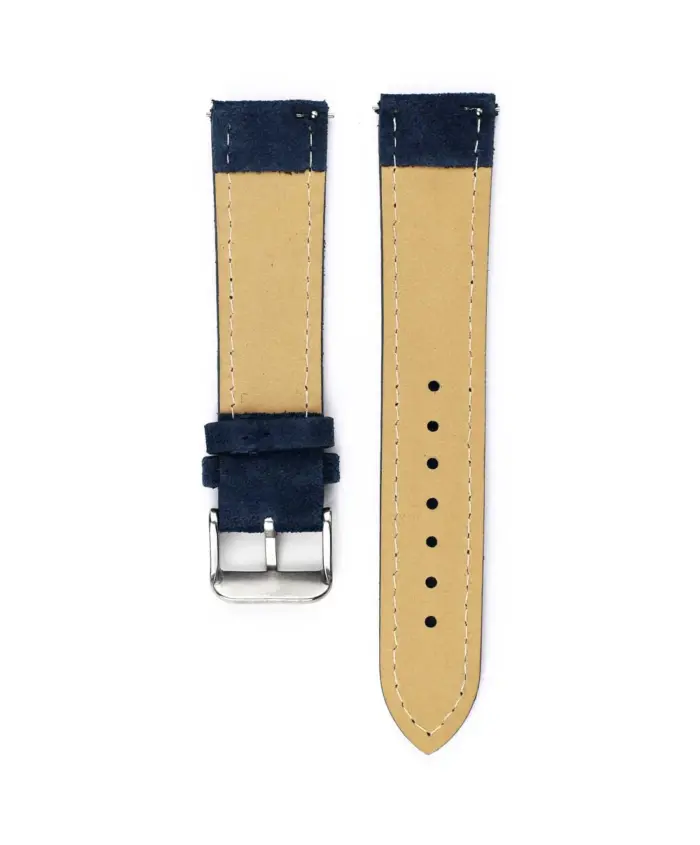 <b>MARINE</b> <br><small>Uhrenarmband Wildleder dunkelblau</small> – Bild 3