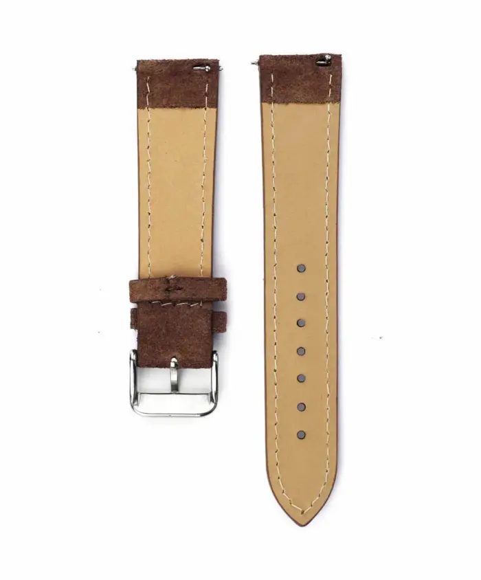 <b>WHISKY</b> <br><small>Uhrenarmband Wildleder dunkelbraun</small> – Bild 3