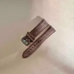 <b>WHISKY</b> <br><small>Uhrenarmband Wildleder dunkelbraun</small>