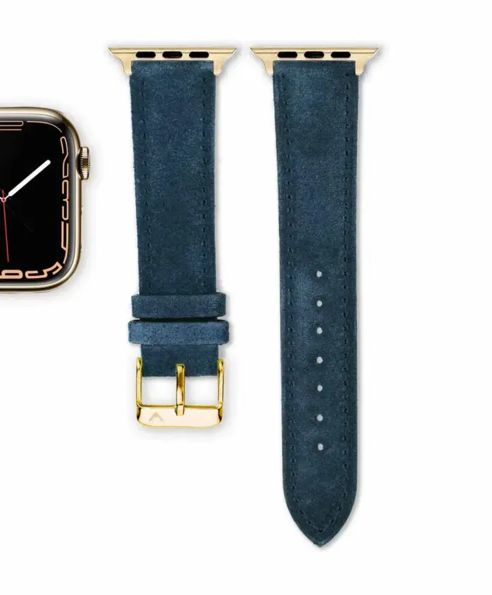 <b>MARINE</b> <br><small>Apple Watch Armband Wildleder dunkelblau</small> – Bild 5