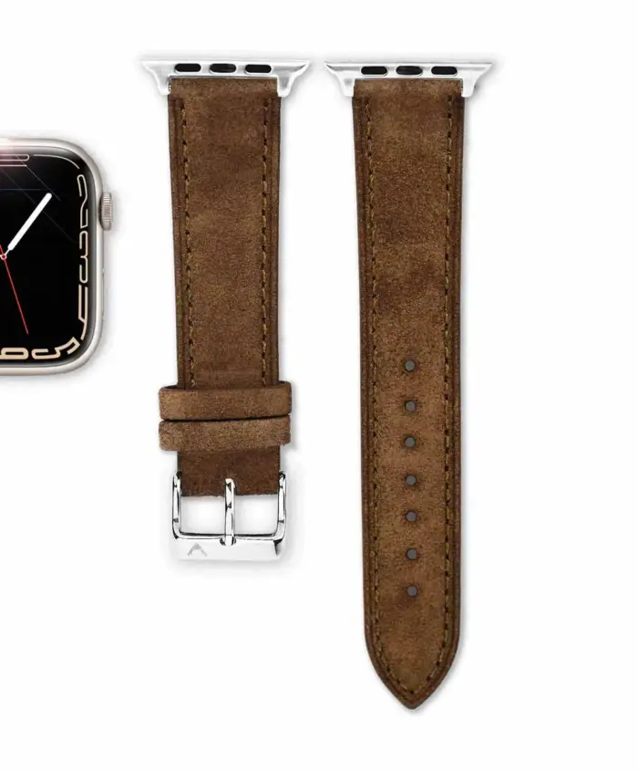 <b>WHISKY</b> <br><small>Apple Watch Armband Wildleder braun</small> – Bild 3