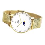 Guld | Vit Milanaise Armband