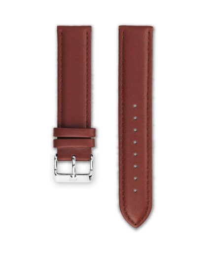 <b>RÅDJUR</b> <br><small>Uhrenarmband Leder rotbraun</small>