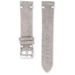 <b>DAWN</b> <br><small>Uhrenarmband Wildleder hellgrau</small>