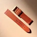 <b>PATINA</b> <br><small>Uhrenarmband Leder orange-braun</small>