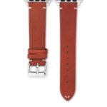 <b>PATINA</b> <br><small>Apple Watch Lederarmband rotbraun</small>