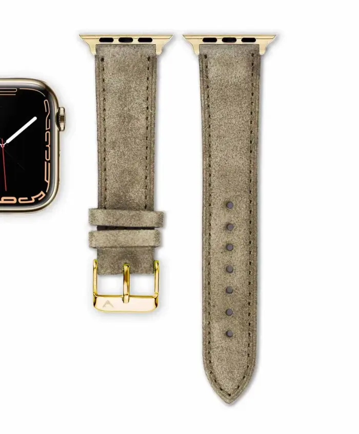 <b>MOOS</b> <br><small>Apple Watch Armband Wildleder greige</small> – Bild 5