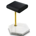 <b>VIT | GULD</b> <br><small>Marmor Uhrenständer gold</small>