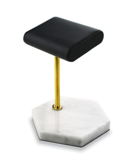 <b>VIT | GULD</b> <br><small>Marmor Uhrenständer gold</small>
