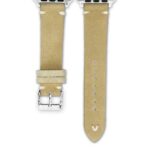 <b>SAND</b> <br><small>Apple Watch strap suede sand</small>