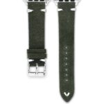 <b>CLASSY</b> <br><small>Apple Watch Armband Wildleder grün</small>