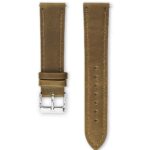 <b>MOSS</b> <br><small>Watch strap leather green-brown</small>