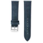 <b>ATLANTIC</b> <br><small>Watch strap leather grey-blue</small>