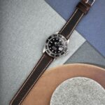 <b>COFFEE</b> <br><small>brown leather watch strap</small>