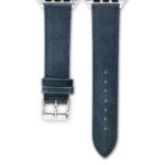 <b>ATLANTIC</b> <br><small>Apple Watch leather strap grey-blue</small>