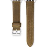 <b>MOOS</b> <br><small>Apple Watch Lederarmband grün-braun</small>