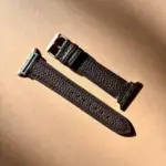 <b>TRYFFEL</b> <br><small>Apple Watch leather strap dark brown</small>