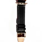 <b>CARBON</b> <br><small>Apple Watch leather strap black</small>
