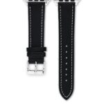 <b>CARBON</b> <br><small>Apple Watch Lederarmband schwarz</small>
