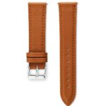 <b>CARAMEL</b> <br><small>Light brown leather watch strap</small>