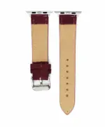 <b>BORDEAUX</b> <br><small>Apple Watch Armband Wildleder rot</small> – Bild 7