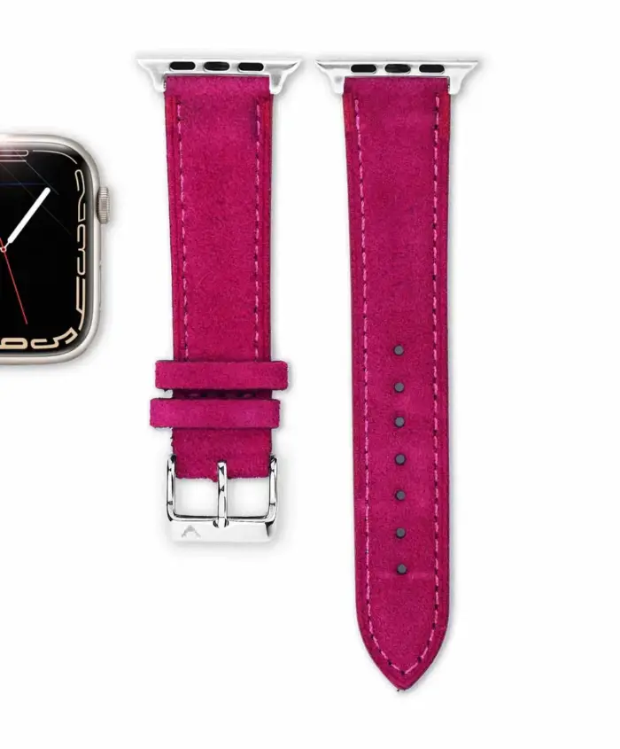 <b>PINK</b> <br><small>Apple Watch Armband Wildleder pink</small> – Bild 5