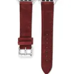 <b>BORDEAUX</b> <br><small>Apple Watch strap suede red</small>