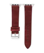 <b>BORDEAUX</b> <br><small>Apple Watch strap suede red</small>