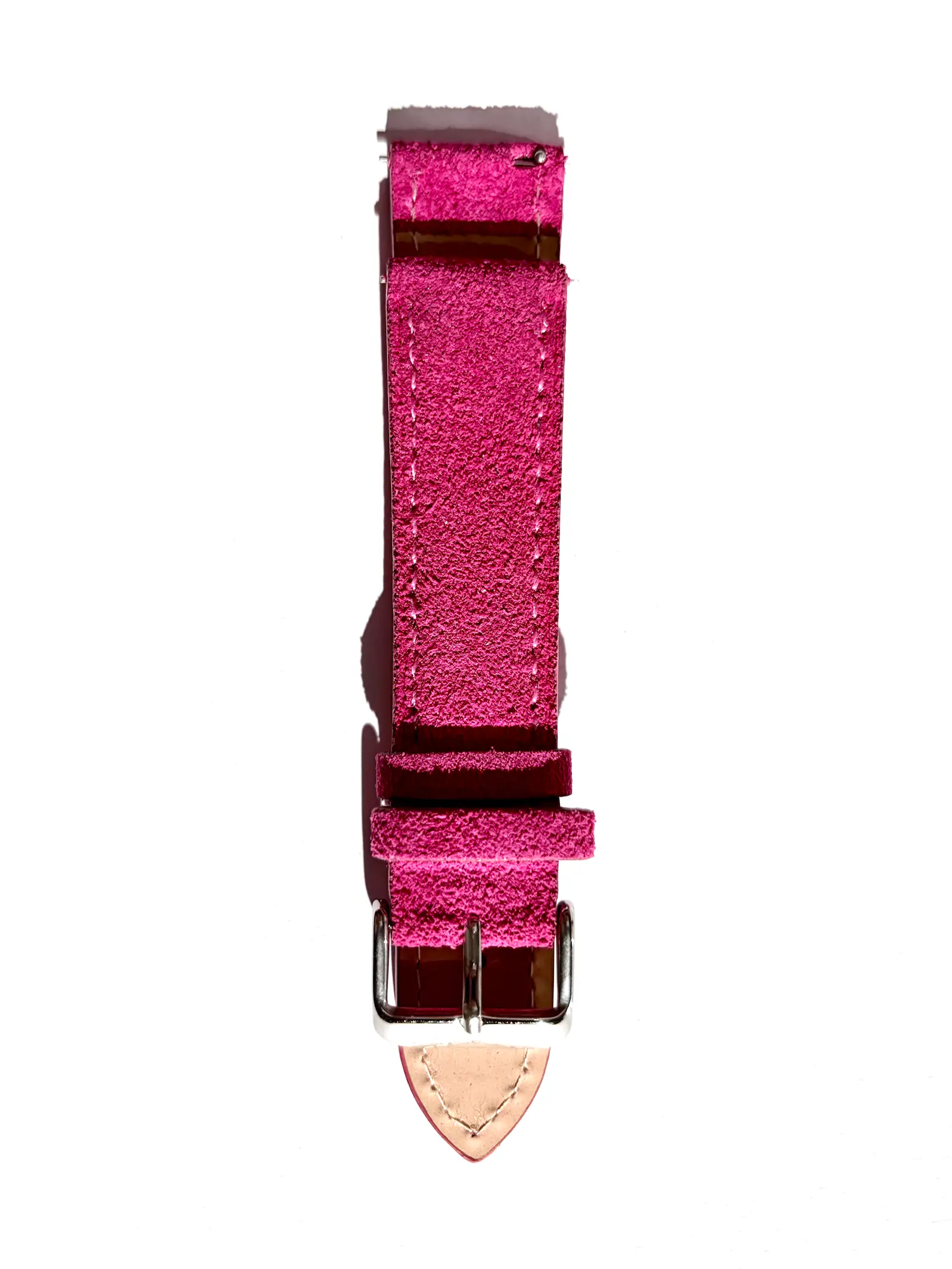suede watch strap pink vild hamburg pink suede watch strap from Vild Hamburg