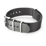 <b>SILBER</b> <br><small>Stoff Nato Band grau</small>