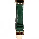 <b>BASIL</b> <br><small>Apple Watch leather strap green</small>
