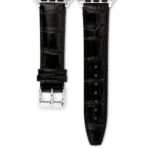 <b>GRAPHITE</b> <br><small>Apple Watch crocodile strap black</small>