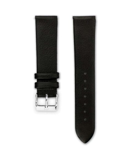 <b>PLAIN</b> <br><small>Uhrenarmband Leder schwarz</small>