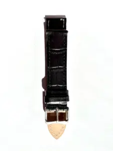 kroko leder uhrarmband schwarz von vild Hamburg
