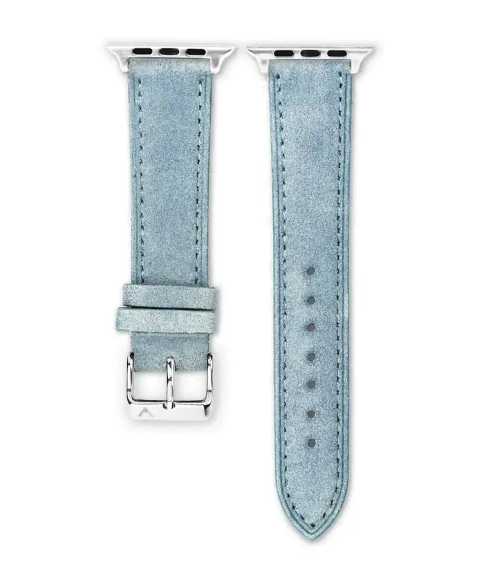 <b>SOMMAR</b> <br><small>Apple Watch Armband Wildleder hellblau</small> – Bild 1