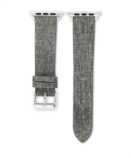 <b>TWEED</b> <br><small>Apple Watch Canvas Armband grau</small>