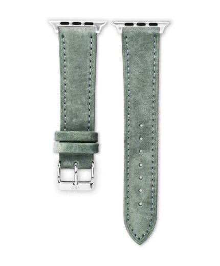 <b>FJORD</b> <br><small>Apple Watch Armband Wildleder grau-blau</small>