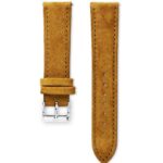 <b>AMBER</b> <br><small>Watch strap suede yellow-brown</small>