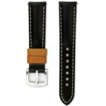 <b>SVART-BRUN</b> <br><small>Black leather watch strap</small>