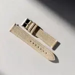 <b>TAUPE</b> <br><small>Watch strap leather taupe</small>