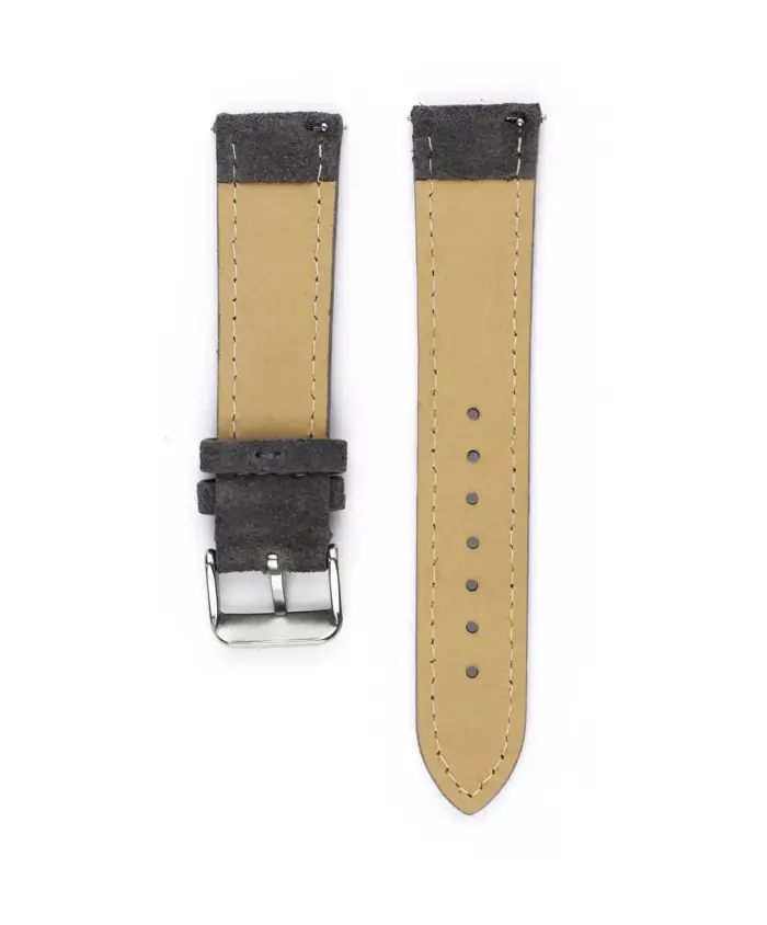 <b>SCHIEFER</b> <br><small>Uhrenarmband Wildleder dunkelgrau</small> – Bild 4