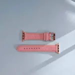 <b>VEILED ROSE</b> <br><small>Apple Watch leather strap pink</small>