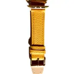 <b>MUSTARD</b> <br><small>Apple Watch leather strap mustard yellow</small>